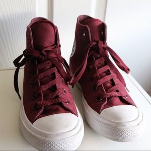 Maroon Converse